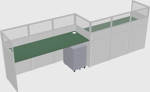 Rectangular cubicles