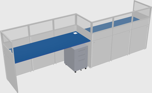 Rectangular cubicles