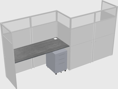 Rectangular cubicles