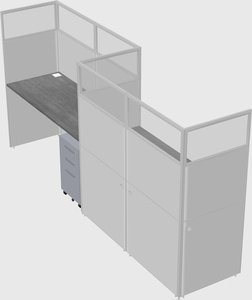Rectangular cubicles