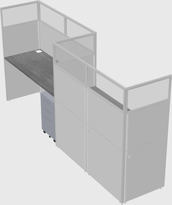 Rectangular cubicles