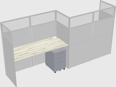 Rectangular cubicles