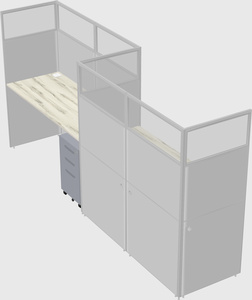 Rectangular cubicles