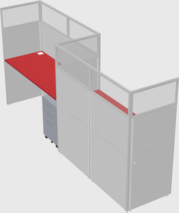 Rectangular cubicles