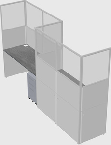 Rectangular cubicles