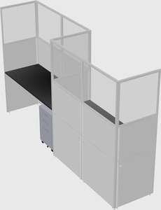 Rectangular cubicles