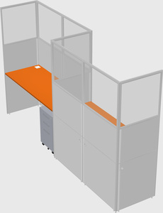 Rectangular cubicles