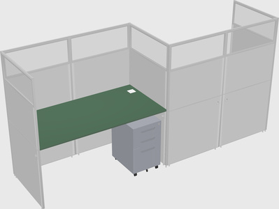 Rectangular cubicles