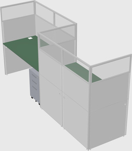 Rectangular cubicles