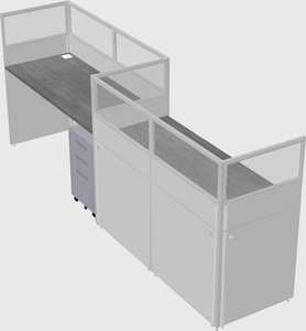Rectangular cubicles