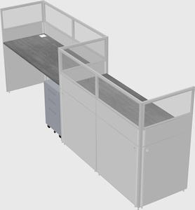 Rectangular cubicles