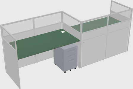 Rectangular cubicles