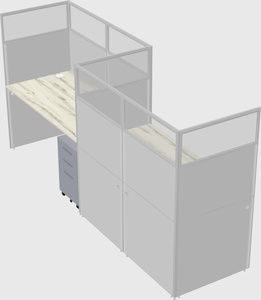 Rectangular cubicles