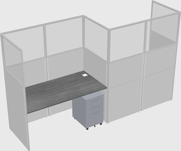 Rectangular cubicles