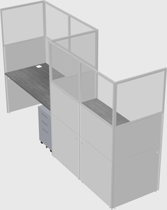 Rectangular cubicles