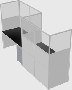 Rectangular cubicles