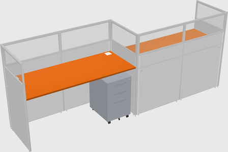Rectangular cubicles