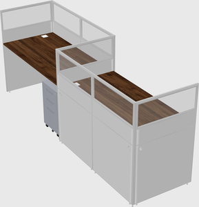 Rectangular cubicles