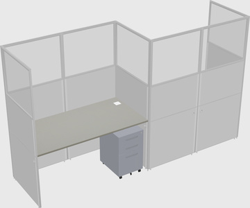Rectangular cubicles