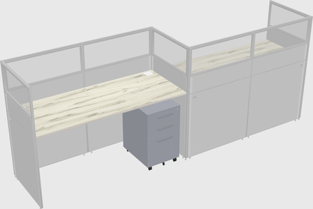 Rectangular cubicles
