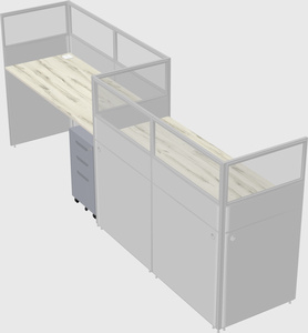 Rectangular cubicles