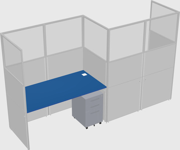 Rectangular cubicles
