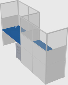 Rectangular cubicles