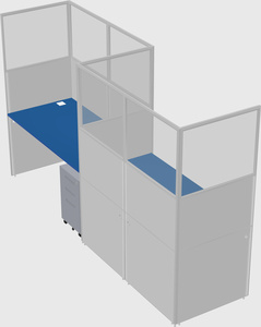 Rectangular cubicles
