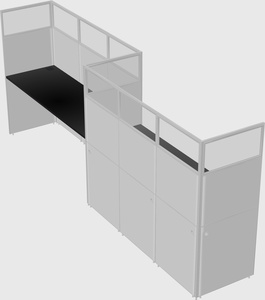Rectangular cubicles