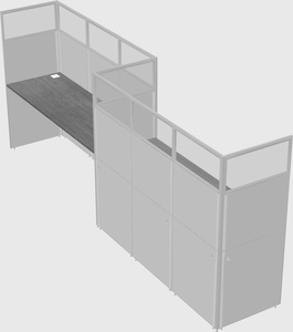 Rectangular cubicles