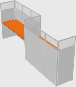 Rectangular cubicles