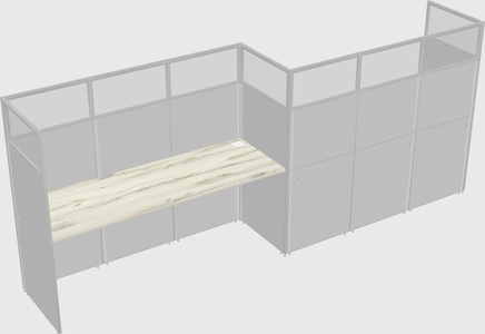 Rectangular cubicles