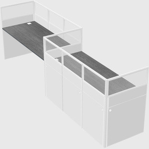 Cabines rectangulaires