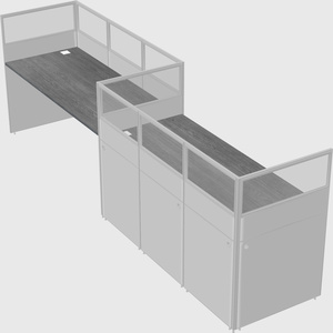 Rectangular cubicles
