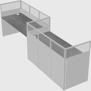Rectangular cubicles