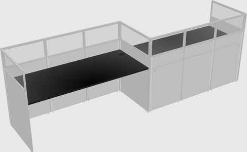 Rectangular cubicles