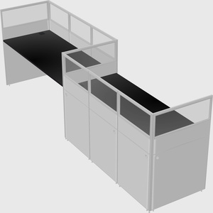 Rectangular cubicles