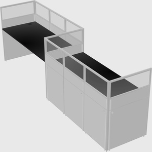 Rectangular cubicles