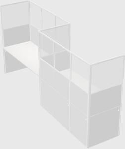 Rectangular cubicles