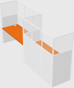 Rectangular cubicles