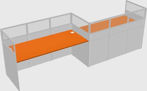 Rectangular cubicles