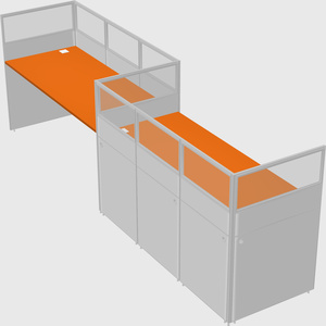 Rectangular cubicles