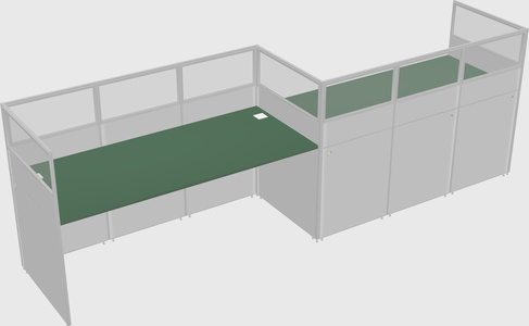 Rectangular cubicles