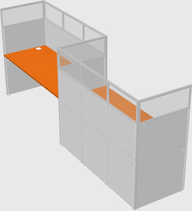 Rectangular cubicles