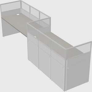 Rectangular cubicles