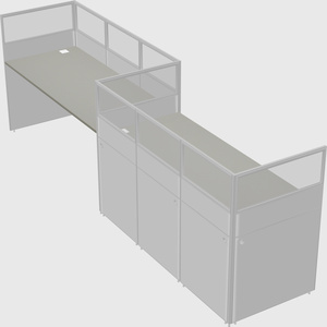 Rectangular cubicles