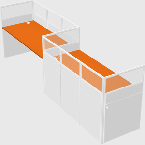 Rectangular cubicles