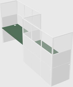 Rectangular cubicles