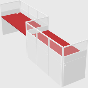Rectangular cubicles