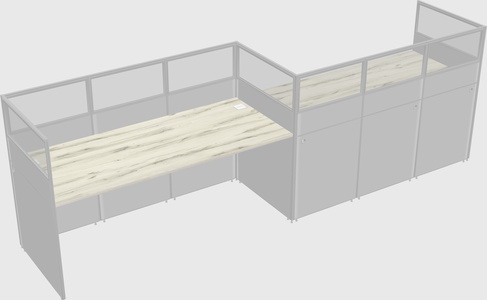 Rectangular cubicles